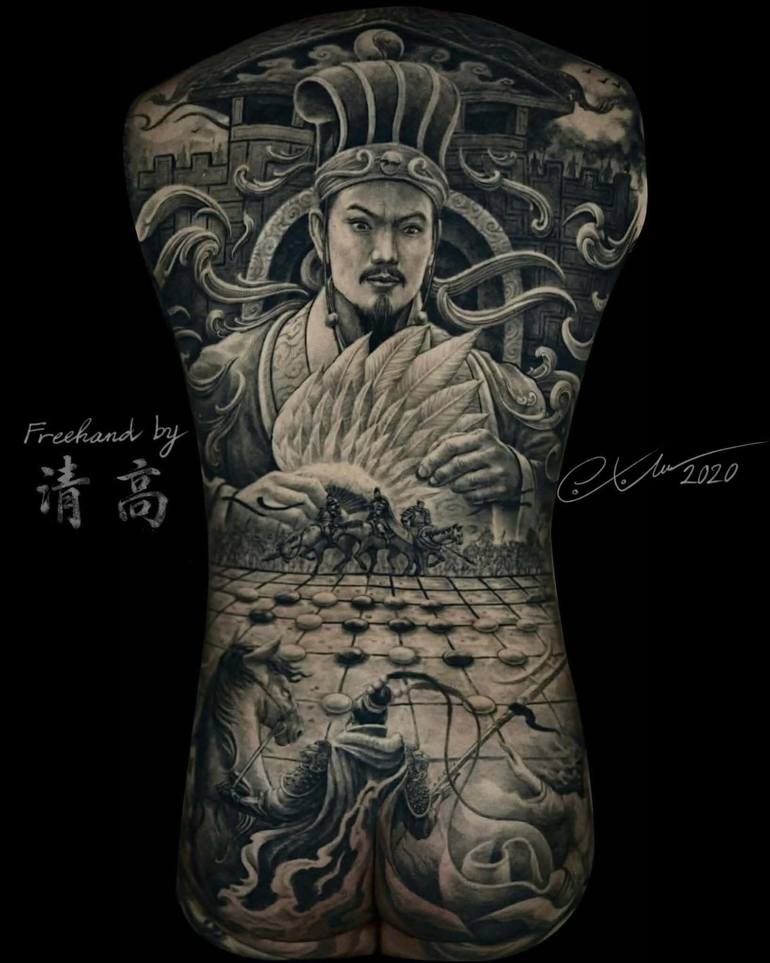 Tattoo work by Cò Xám