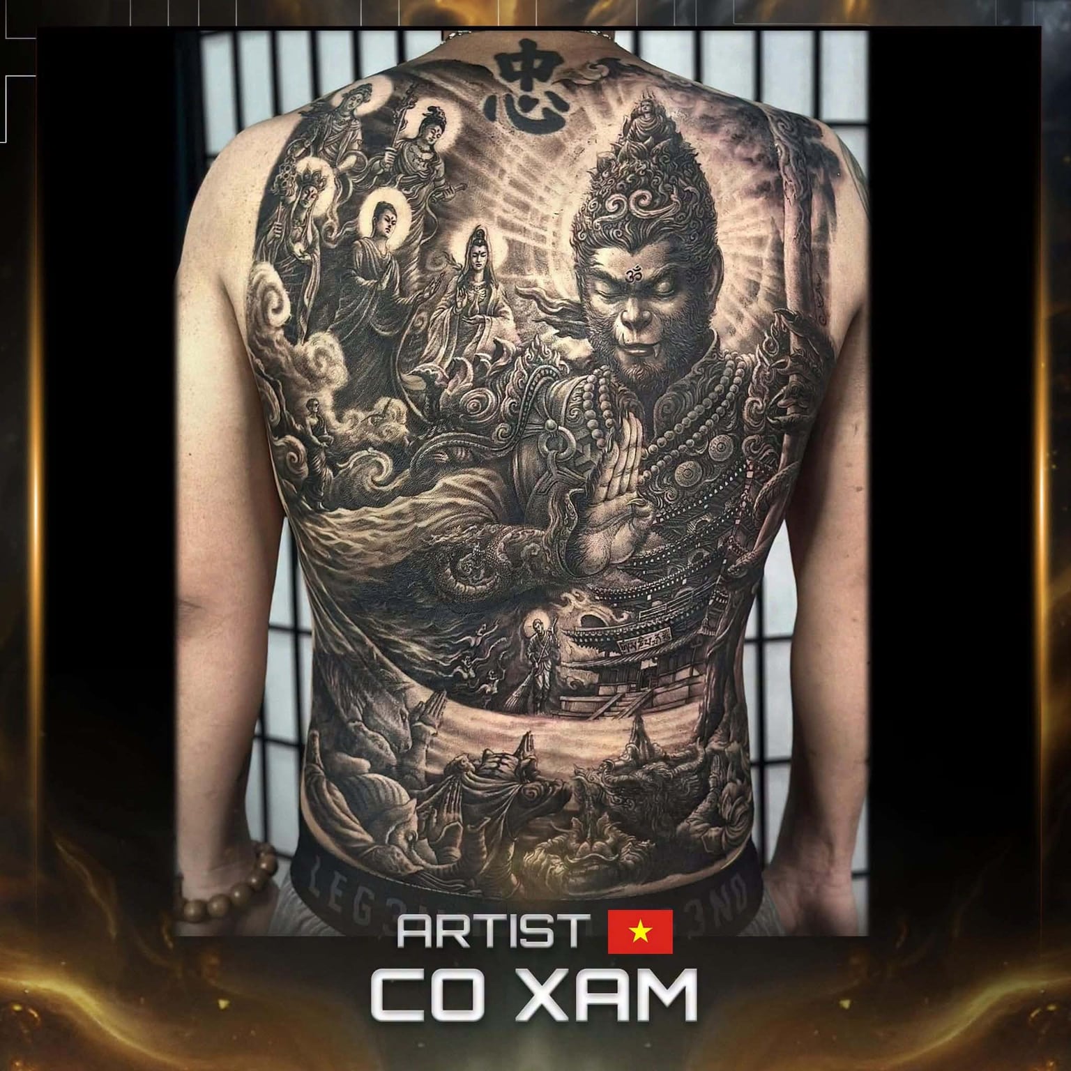 Tattoo work by Cò Xám
