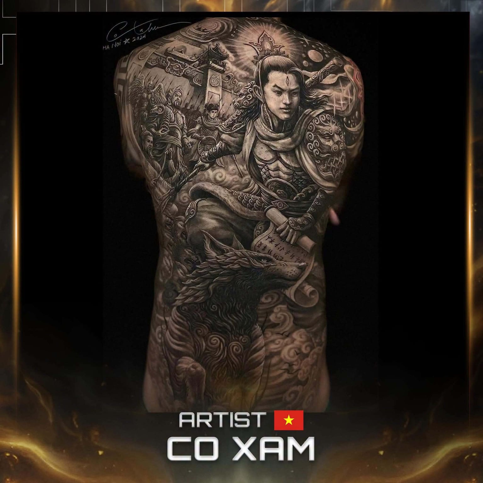 Tattoo work by Cò Xám
