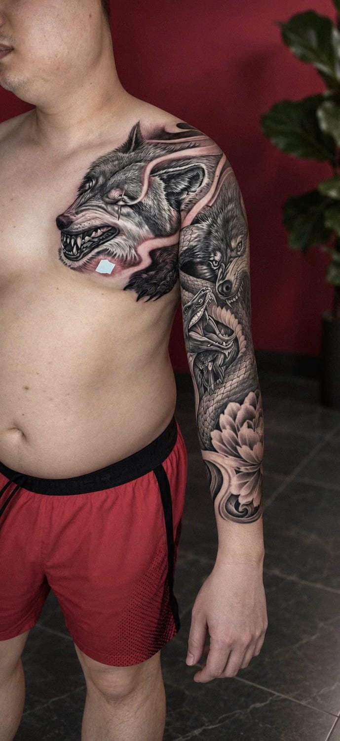 Tattoo work by Finn