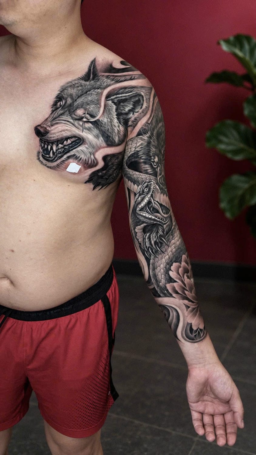 Tattoo work by Finn