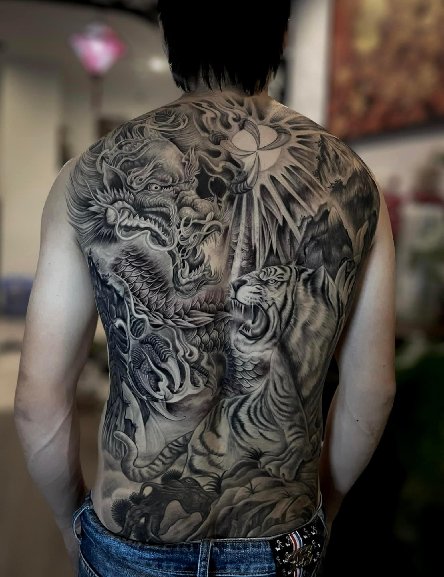 Tattoo work by Kien