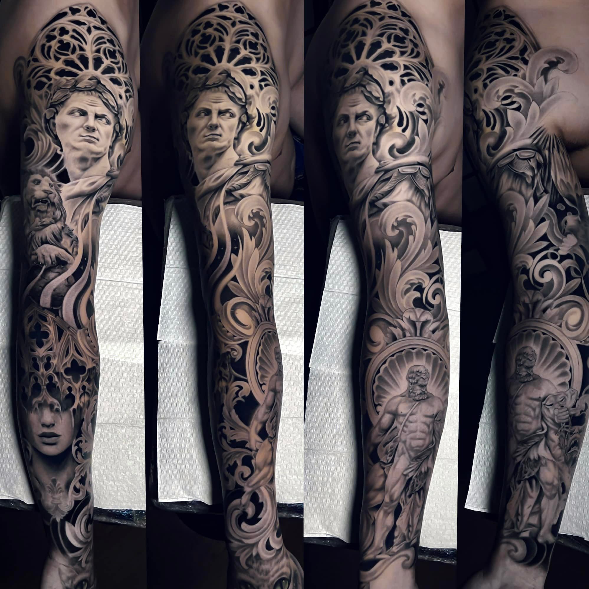 Tattoo work by Linker