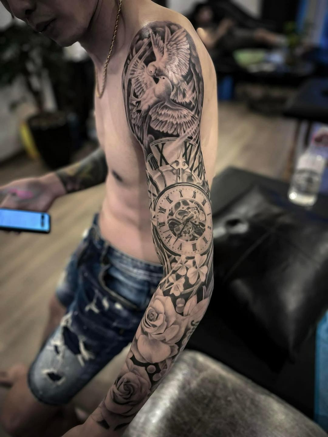 Tattoo work by Linker