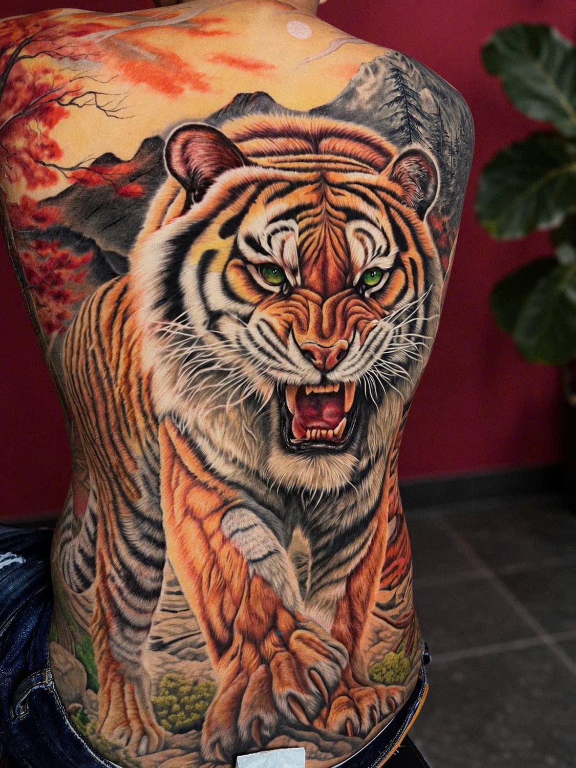 Tattoo work by Linker