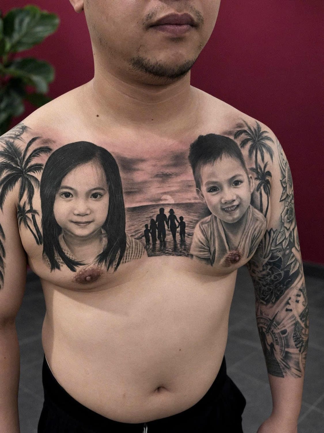 Tattoo work by Linker