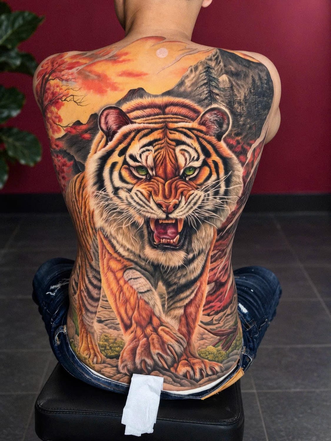 Tattoo work by Linker