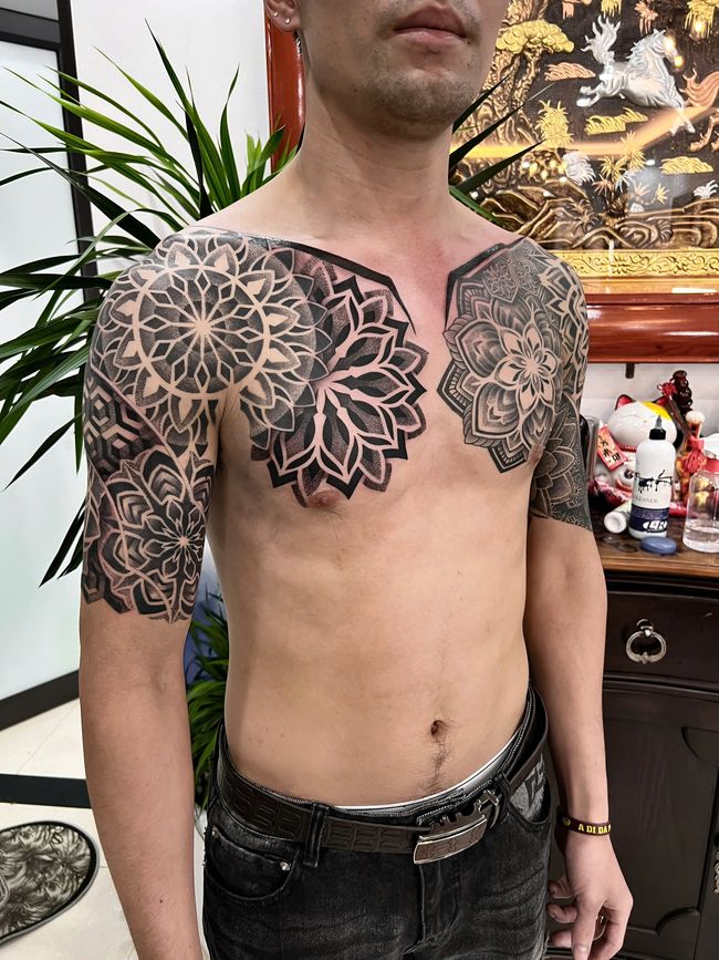 Tattoo work at GOAT Tattoo Studio