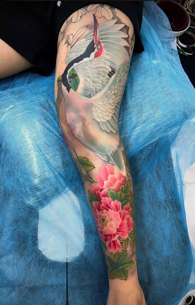 Tattoo work at GOAT Tattoo Studio