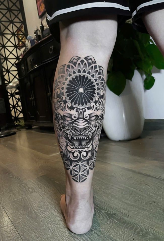 Tattoo work at GOAT Tattoo Studio