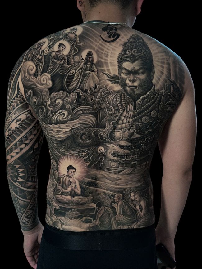 Tattoo work at GOAT Tattoo Studio