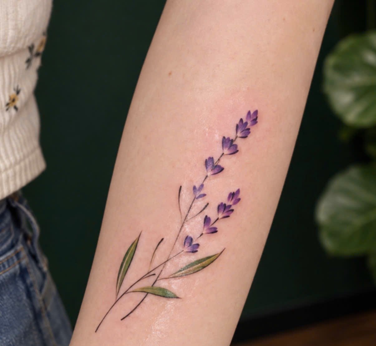 Lavender Tattoo Meaning: Calm, Healing, Devotion and Memory